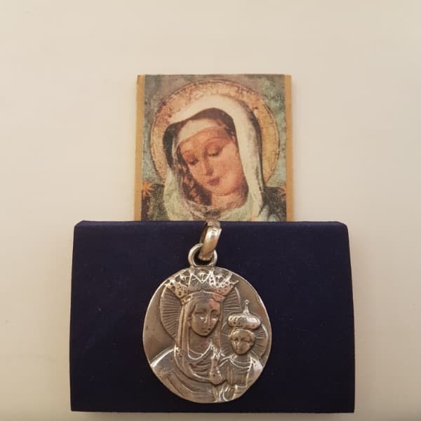 Medalla Virgen de la Strada en Plata Mater, 37 mm
