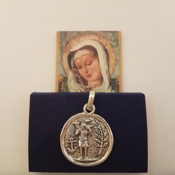 Medalla Buen Pastor en Plata Mater