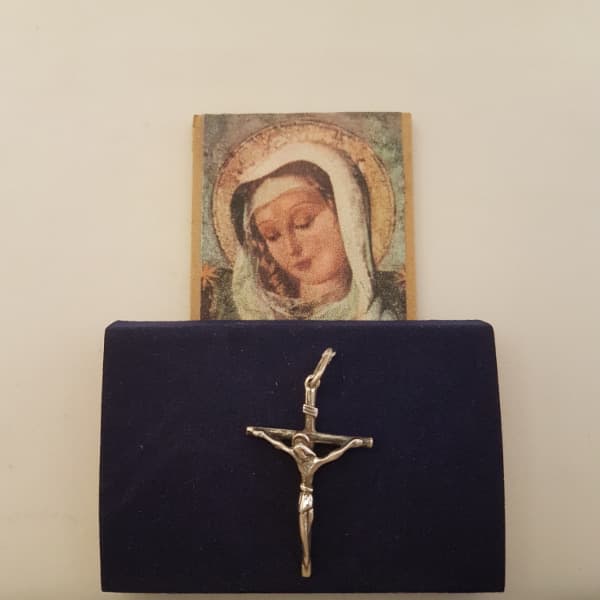 Cruz con Cristo (plata Mater)