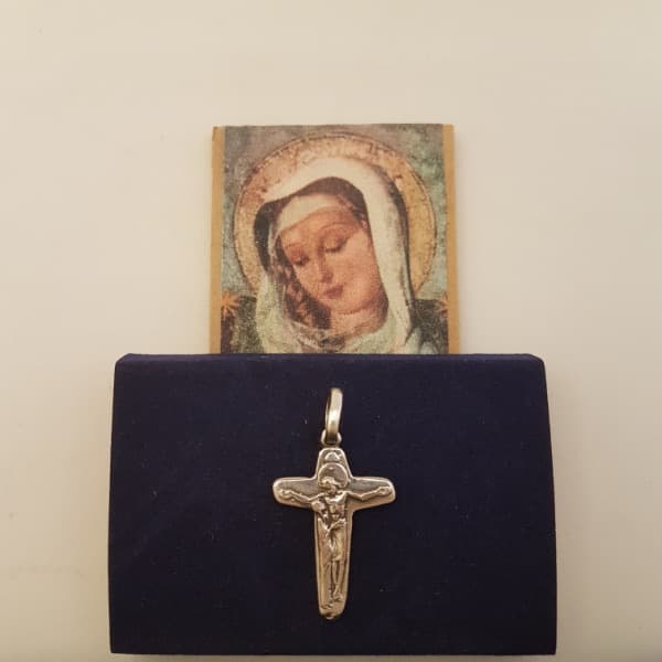 Cruz de la Unidad chica en Plata Mater, 30 mm