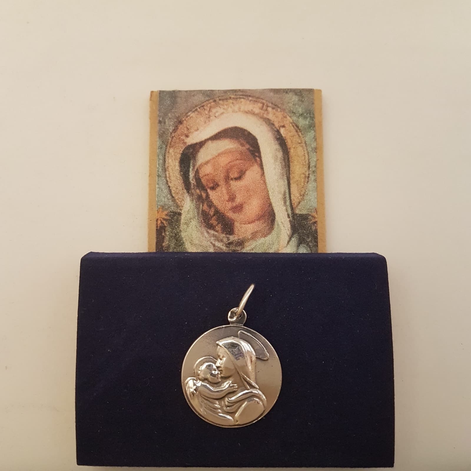 Maria con el Niño (plata Mater)