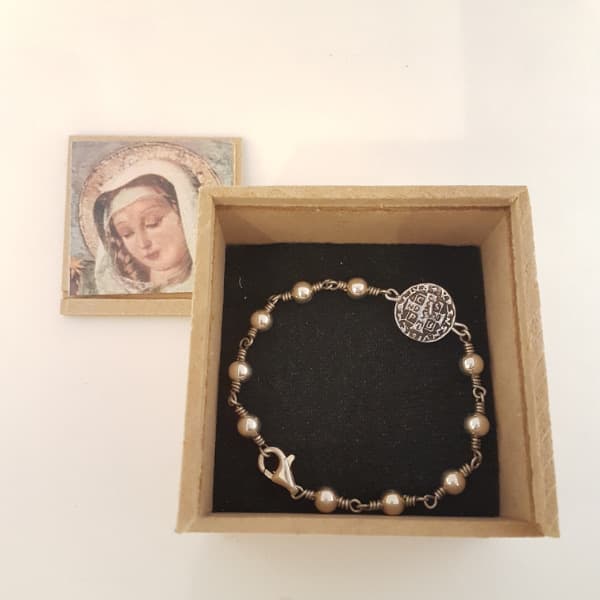 Pulsera San Benito (plata 900)