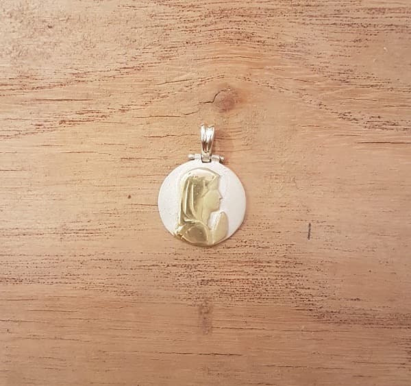 Virgen Niña (plata y oro)