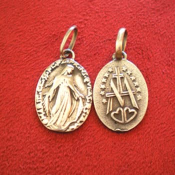 Milagrosa de perfil (plata Mater)