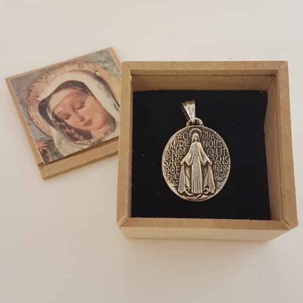 Virgen del Milagro (cuño francés) (plata 900)