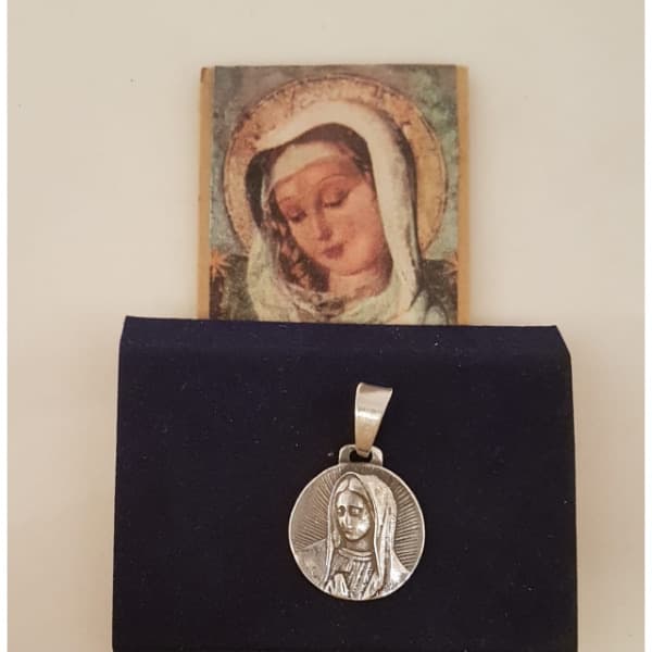 Medalla Virgen de Guadalupe en Plata Mater