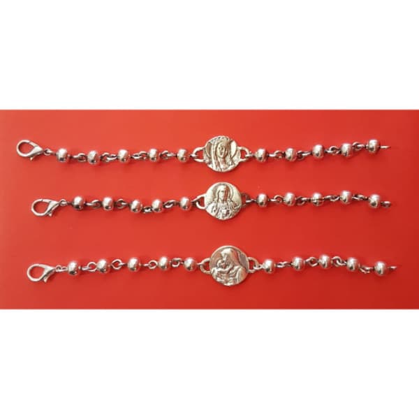 Pulsera decenario (plata Mater)