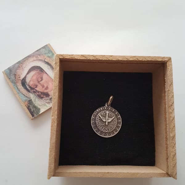 Espíritu Santo con marquesita (plata 900)