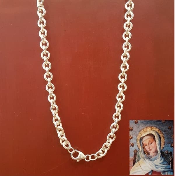 Cadena force 150 hilos especial en plata 900, 42 cm