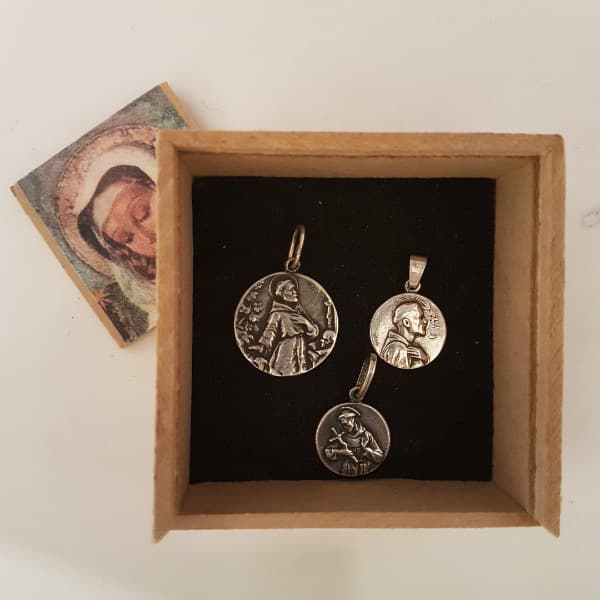 San Francisco de Asís (plata 900)