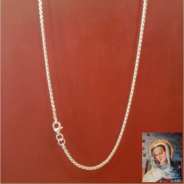 Cadena 85 VO en plata 900, 40 cm
