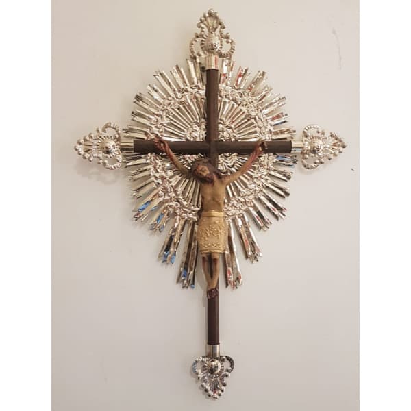 Cristo del Milagro de Salta N° 3 con rayos, para colgar o de pie