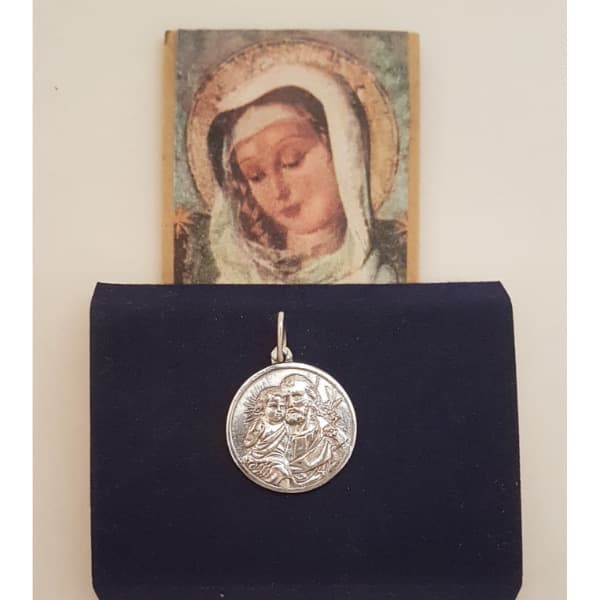 San José con el Niño Jesús (plata Mater)