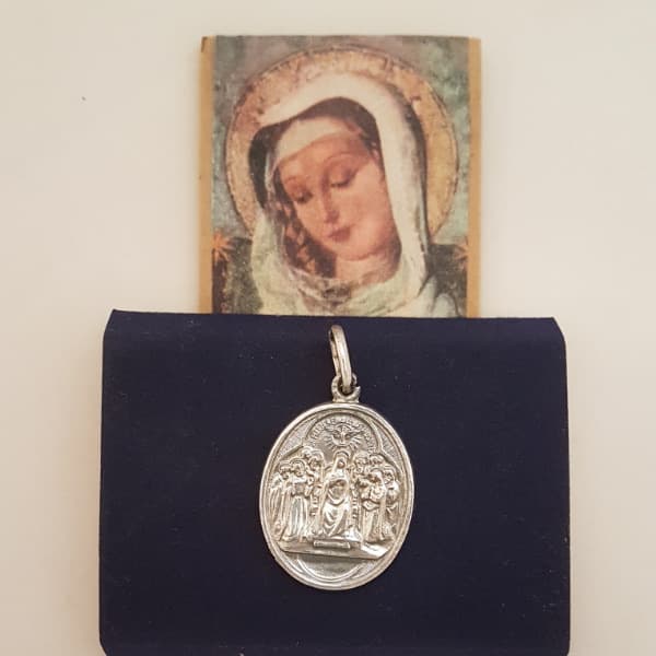 Medalla modelo 445 Pentecostés en Plata Mater
