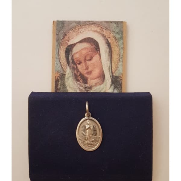 Virgen Stella Maris (plata Mater)