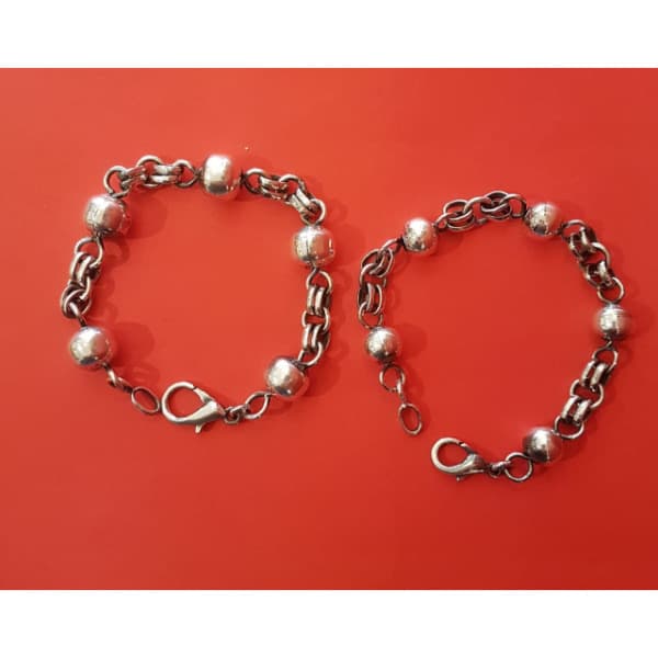 Pulsera doble eslabón (Plata Mater)