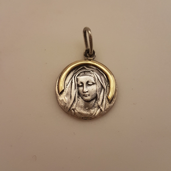 Virgen María (plata y oro)