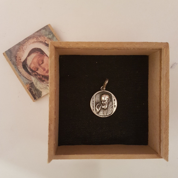 Padre Pío (plata 900)